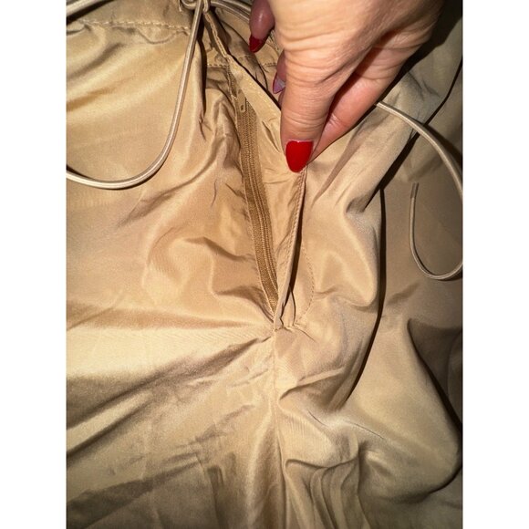 Jolie & Joy Small Beige Y2k Parachute Pants Athleisure Skater Casual Cropped - Picture 6 of 9